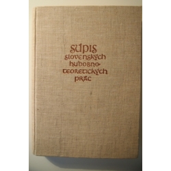 Kol.autor  - Súpis slovenských hudobnoteoretických prác 