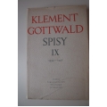 Gotwald K.  - Spisy IX. - 1939-1942