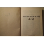 Kol.autor  - Politicko-ekonomický slovník 